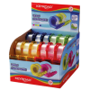 Dispensador de Cinta Adh., para rollos hasta 19mm x 33m, Exh x 24 Unds.